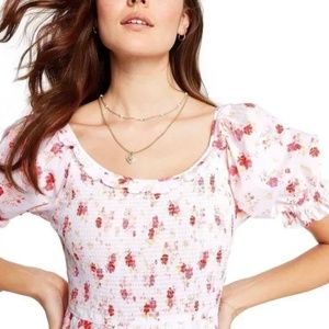 XS NWT LoveShackFancy Target Cosette Puff Sleeve Dress Cosette
